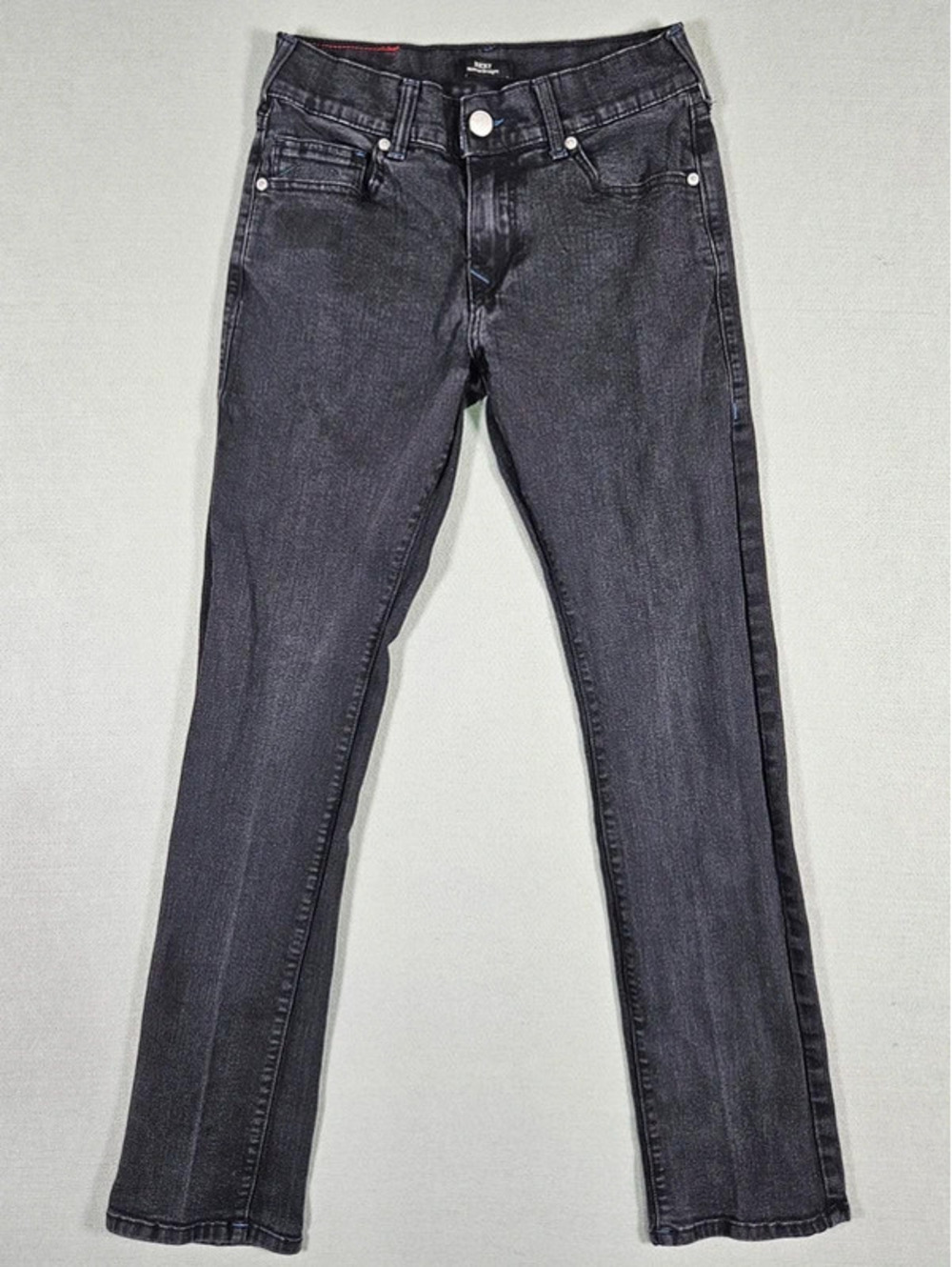 True Religion Mens Ricky Black Stretch Straight Jeans 29